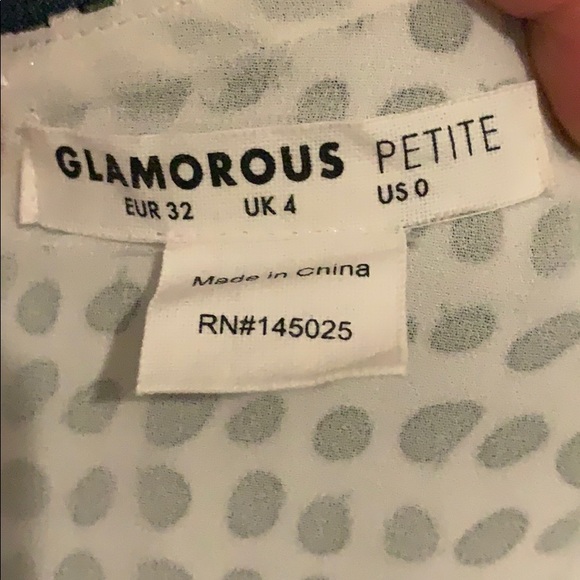 Tea dress with tie waist in olive print - Picture 5 of 5